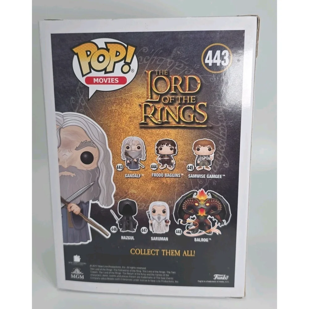 Funko Pop! Vinyl: The Lord of the Rings - Gandalf #443 FREE‎ SHIPPING!!!